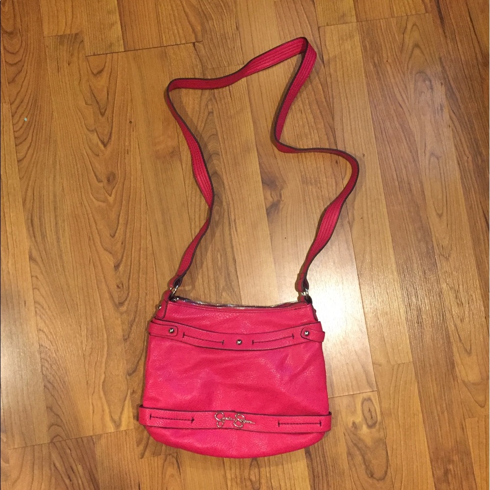 Pink Jessica Simpson cross body bag