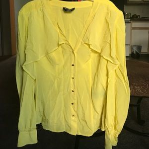 Bebe yellow blouse