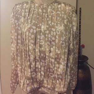 Vintage pleated blouse