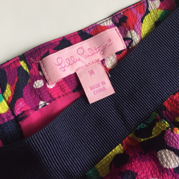 SOLD ✅ Lilly Pulitzer Multi Confetti Skirt - Picture 3 of 4