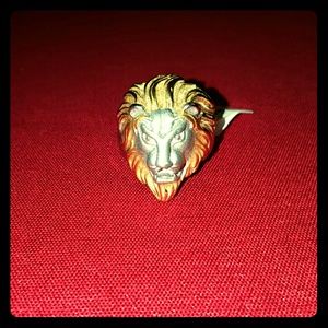 Stainless steel gold plated  ring