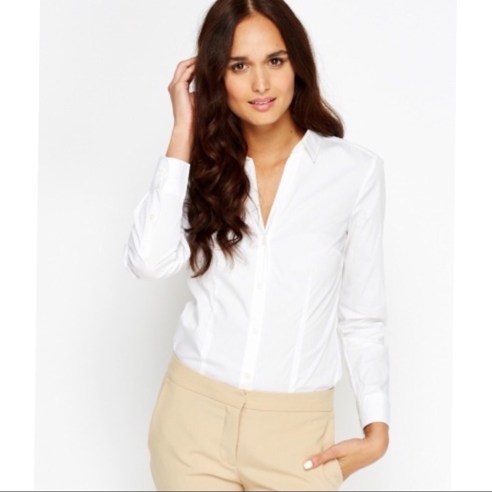 White button down shirt