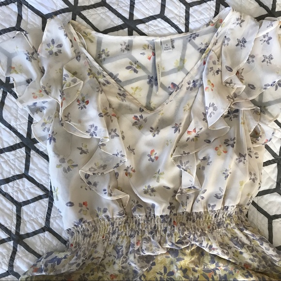 LC Lauren Conrad Floral Dress - Size 8 - Picture 3 of 8