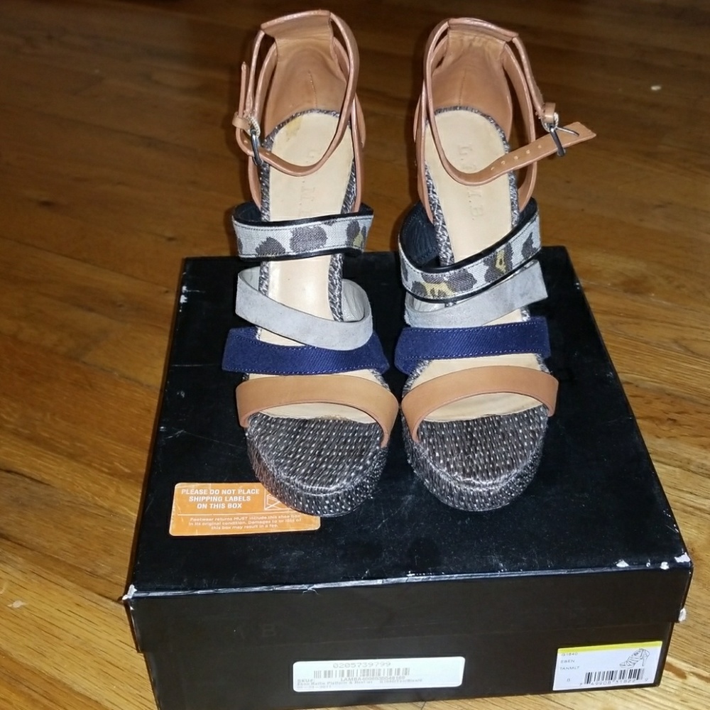 Eben Raffia Platform Sandal