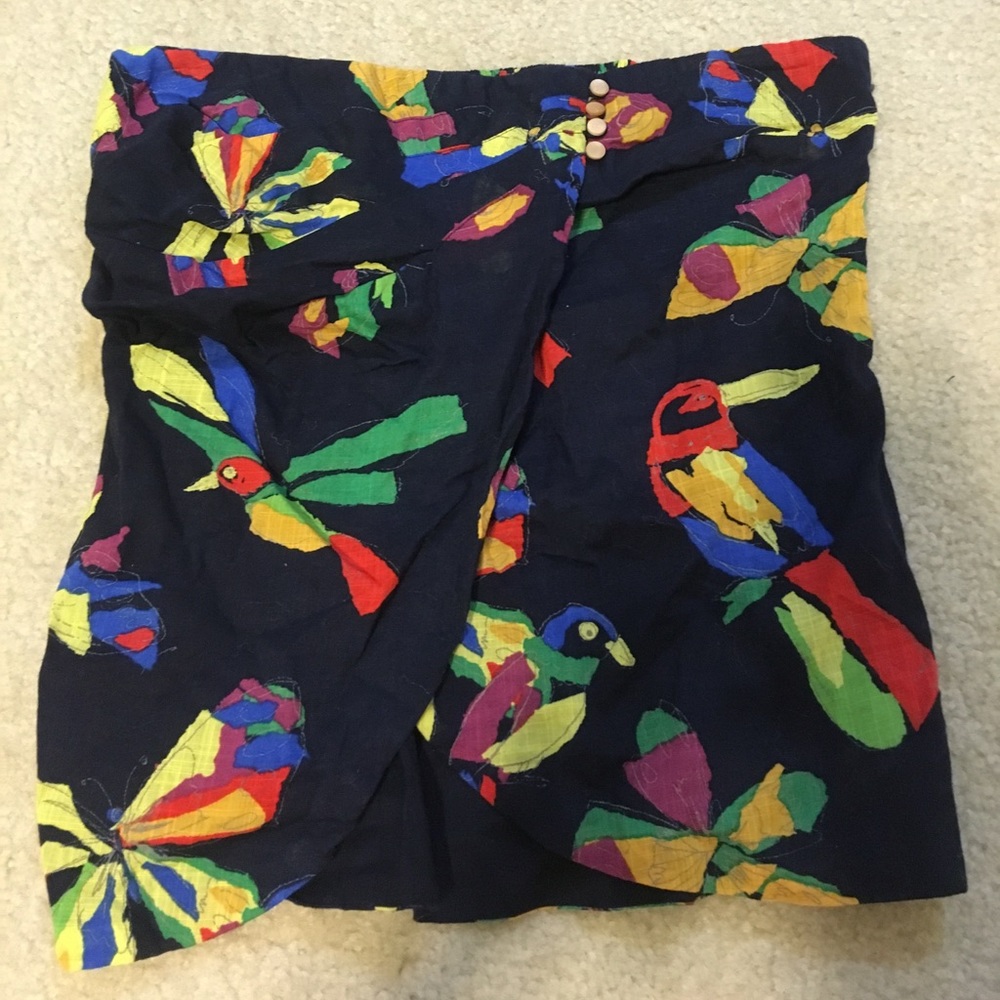 Anthropologie parrot tank top, size 0