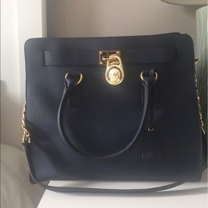 Navy blue Real mk bags asking $300