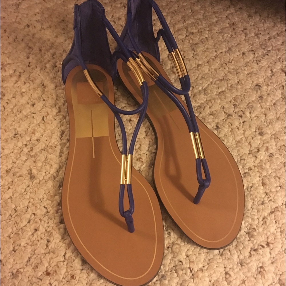 Dolce vita marnie blue Stella gladiator sandals