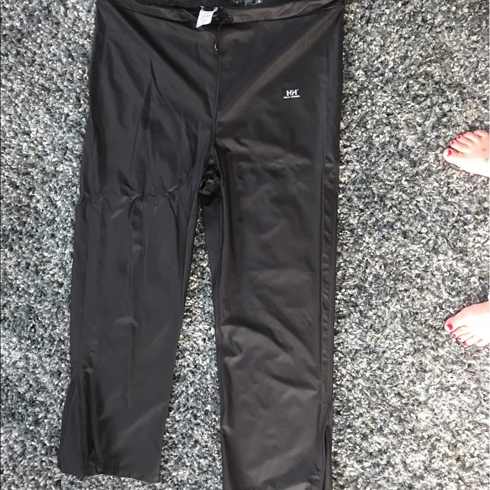 Men's rain pants, large. Hello Hansen