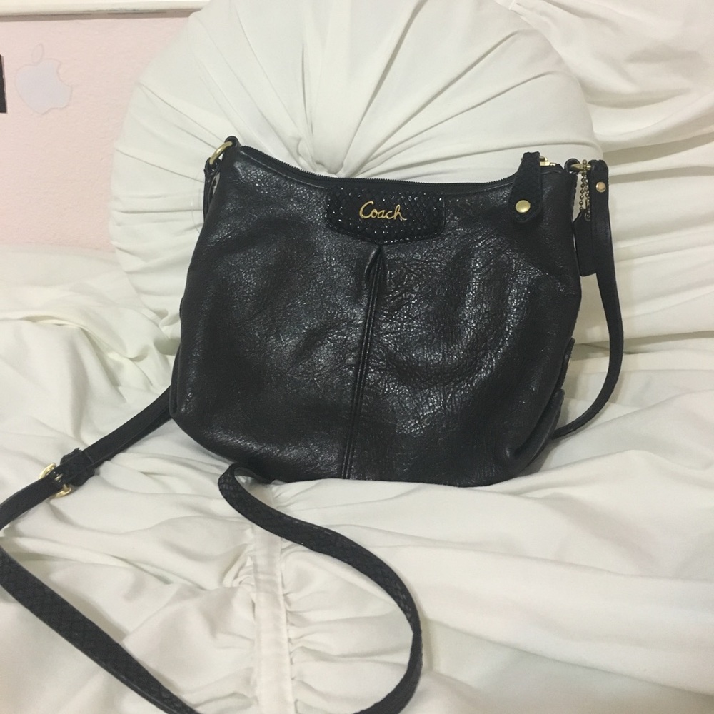 black satchel