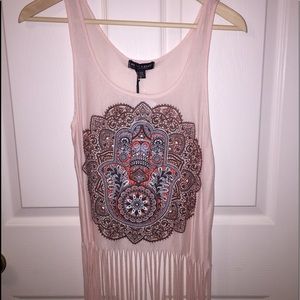 Fringe Festival Tank - graphic mandala pattern