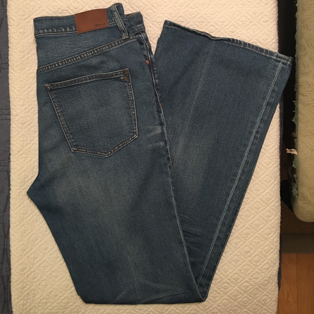 Madewell Flea Market Flares, Sz 32, Maribel wash!