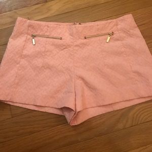 Baby pink shorts size M