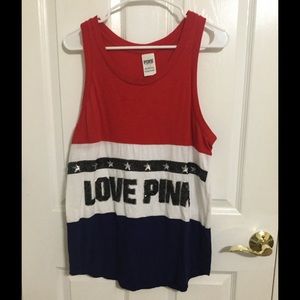 PINK by VS. patriotic tank