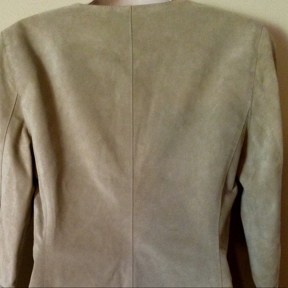 Elie Tahari Leather Blazer - Picture 4 of 8