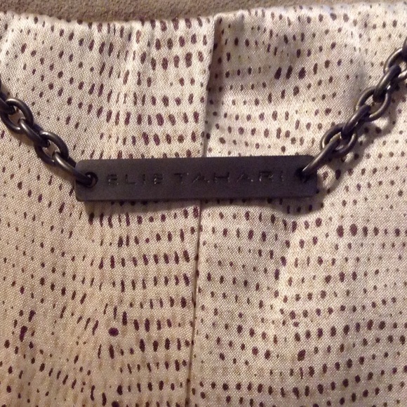 Elie Tahari Leather Blazer - Picture 6 of 8