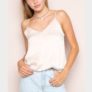 Brandy Melville Alessia silk tank top