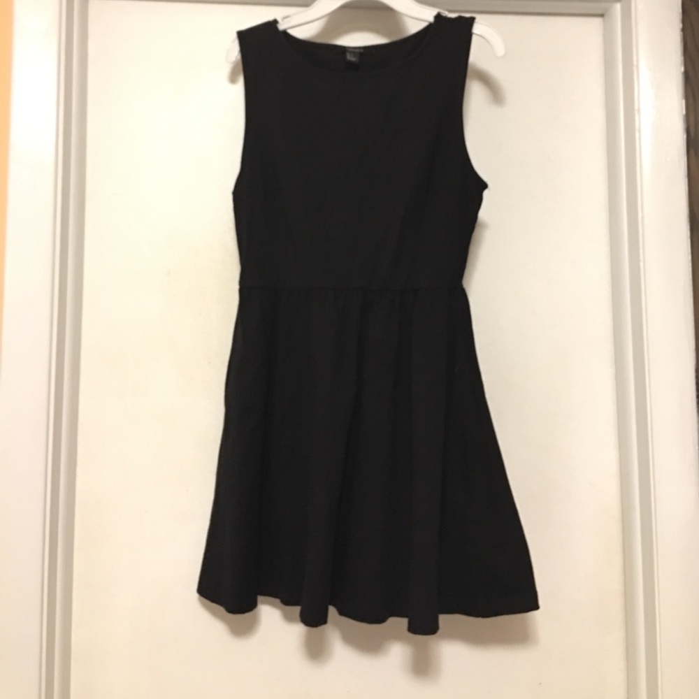 Black F21 Skater Dress