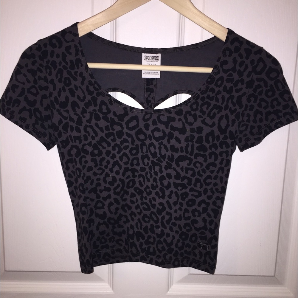 VS PINK Crop Top cut out back