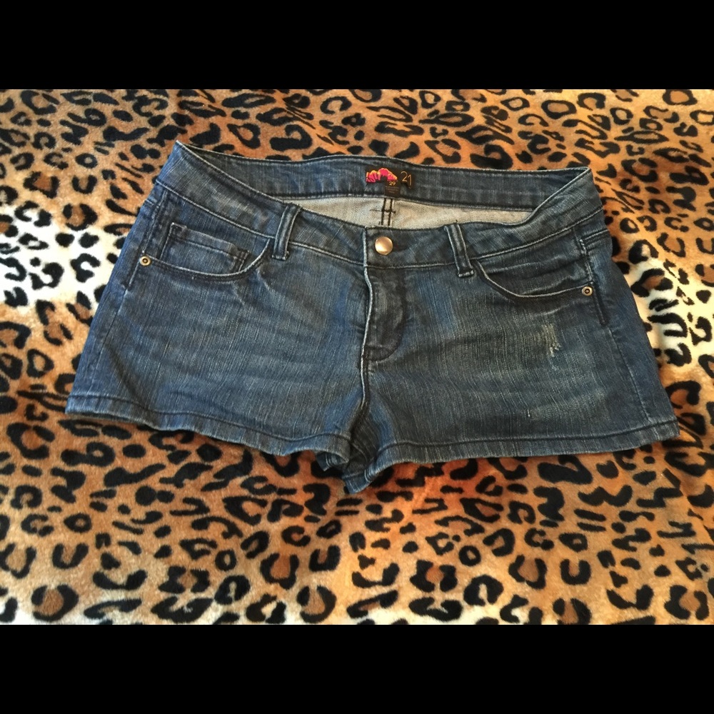 Forever 21 denim shorts