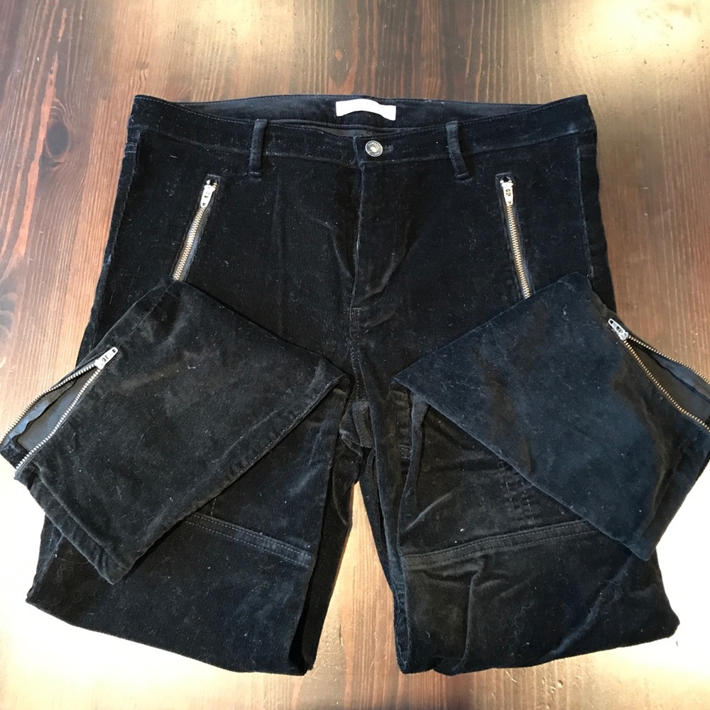 Sexy black Banana Republic skinny cords