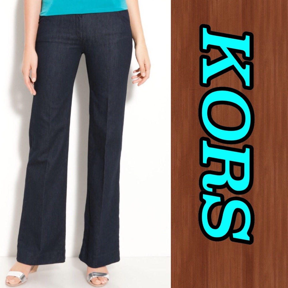 Like New Kors wide leg jeans! Firm unless bundled