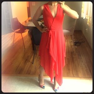 ASOS coral dress NWOT