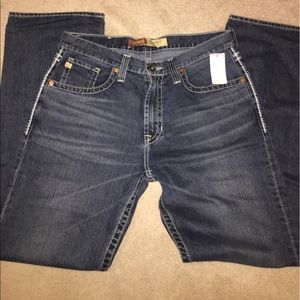 Big Star Loose Straight Bootcut Jeans 31 Long