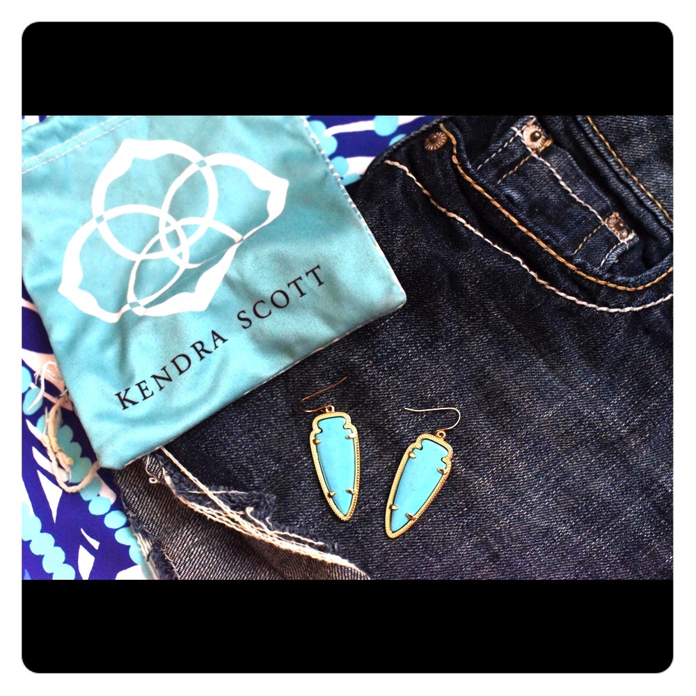 Kendra Scott Sky Earrings • Turquoise