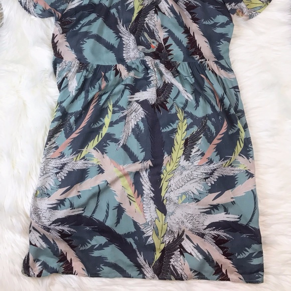 14 Floral Plus Size Graphic Print Dress NWT - Picture 4 of 6