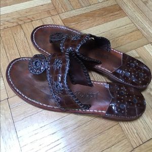 Used Jack Rogers Patent Brown