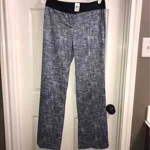 BWT Ann Taylor Navy Blue Pattern Pants