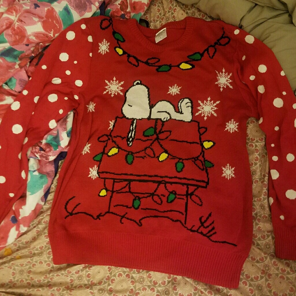 Peanuts snoopy xmas chirstmas sweater