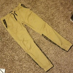 Khaki joggers