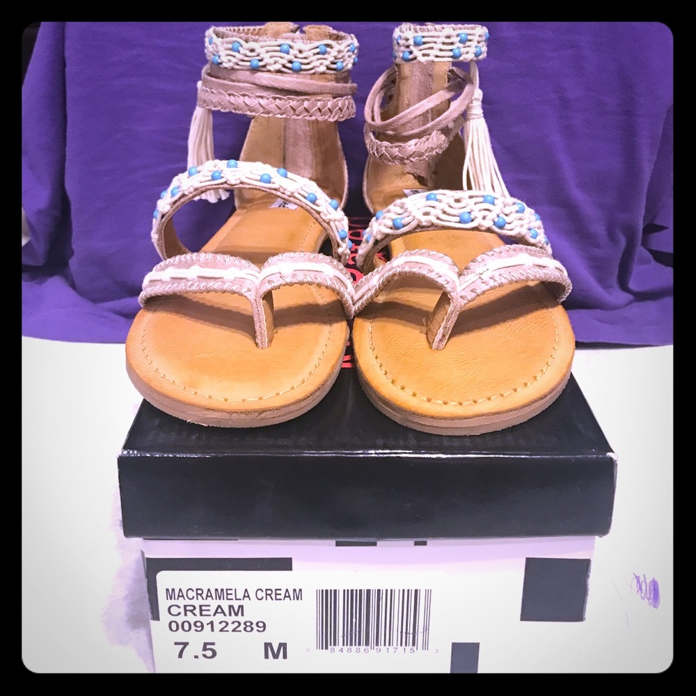 Not Rated Women Open Toe Canvas Gladiator