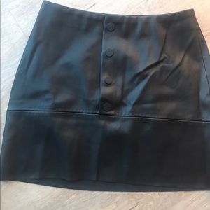 Mini black Zara skirt size s