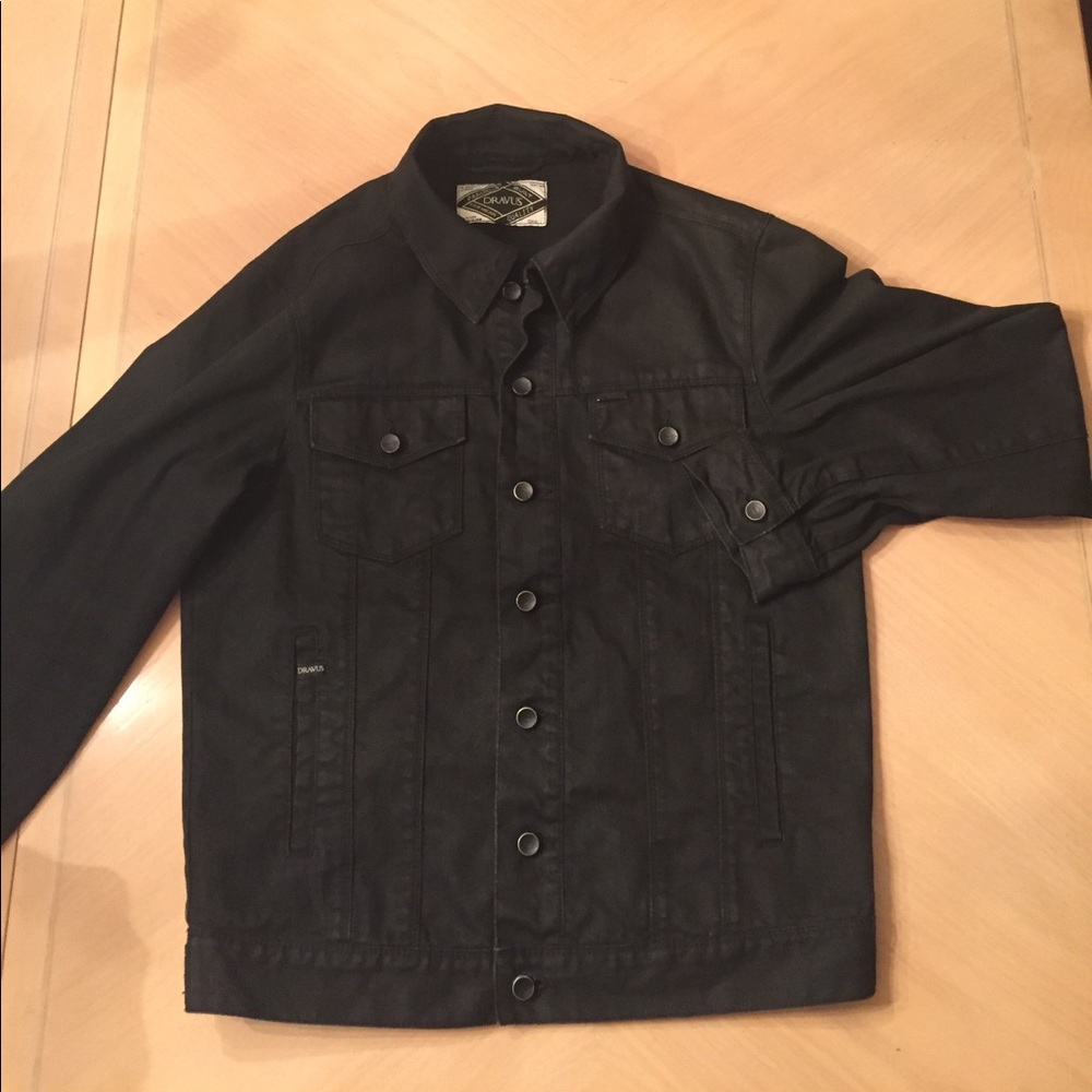 Dravus Blacked Out Denim Jacket
