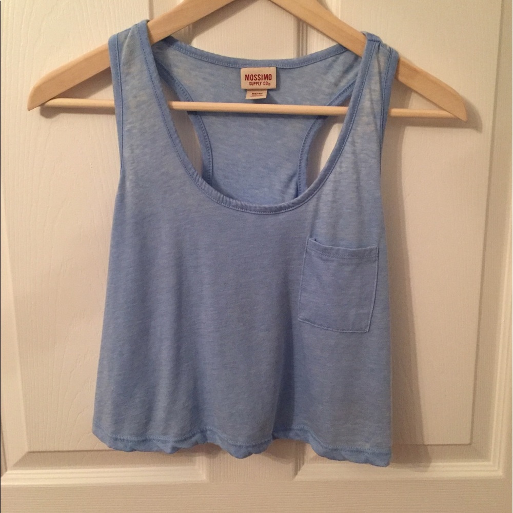 Crop Top Tank with Pocket