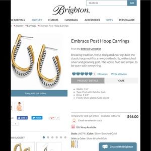 Brighton Hoop Earrings