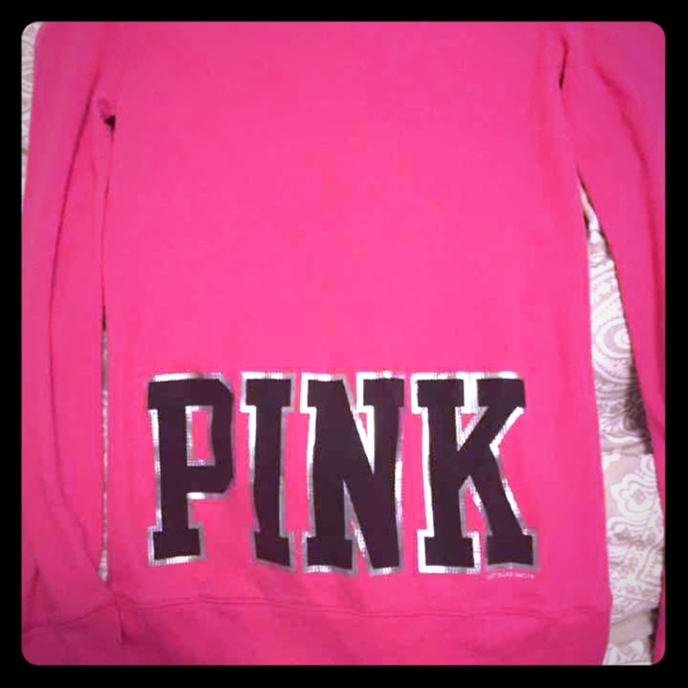 PINK long knit shirt