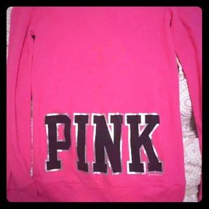PINK long knit shirt
