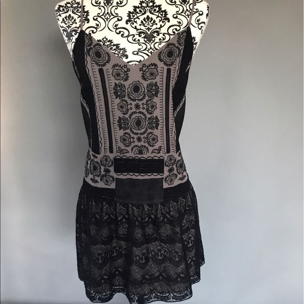 Free People black lace dress