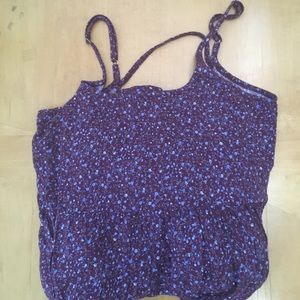 💟Brandy Melville Purple Floral Jada Dress💟