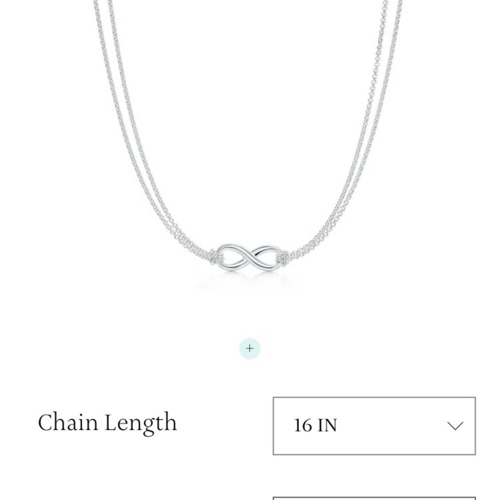 FINAL PRICE-Tiffany infinity necklace 🌻