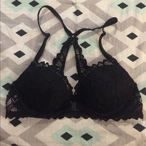 Black lace Victoria's Secret PINK bra