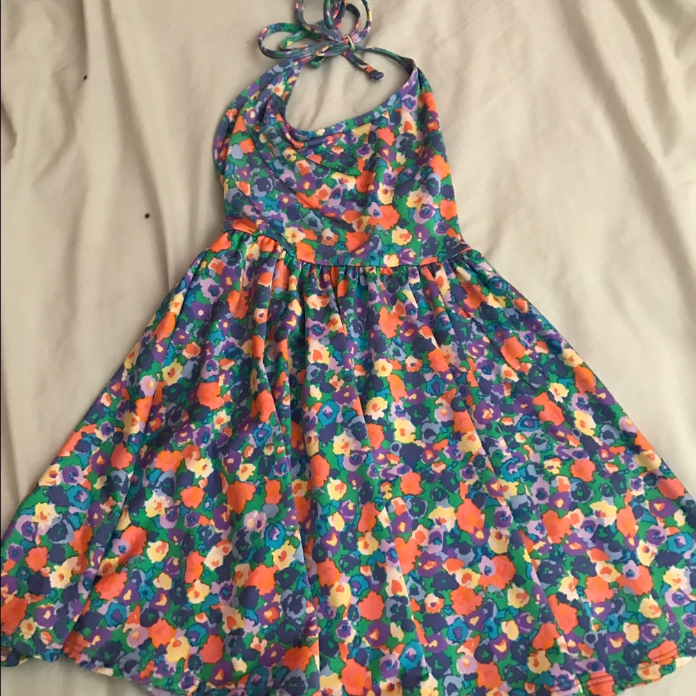 American Apparel Floral Skater Dress