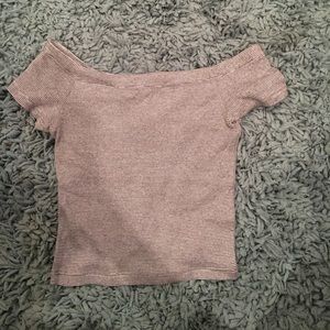 ZARA stretch off the shoulder top