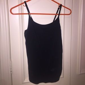 Black tank top