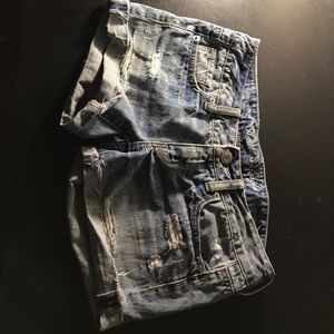 Denim AE shorts