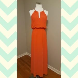 Gianni Bini Halter Neck Maxi Dress