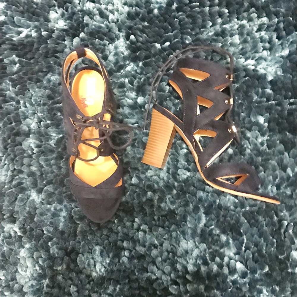Lace up sandals